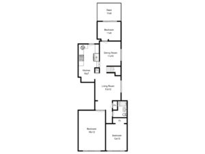 Duplex 1st Level Floor Plan